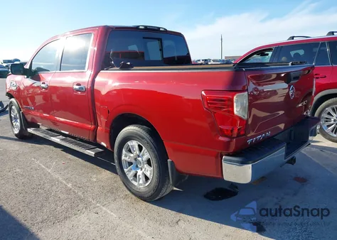 2017 Nissan Titan Sv z USA, uszkodzony, nr VIN 1N6AA1EK5HN509143